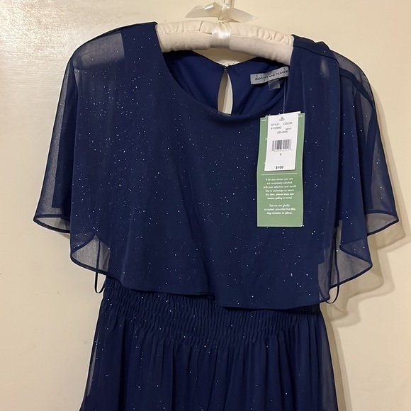 NWT blue sparkly dress  size 6 - Picture 2 of 9